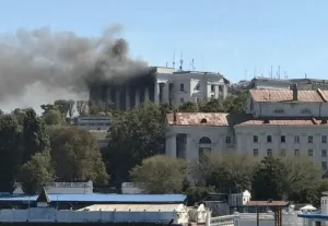 230928 Ucraina - attacco a quartier generale Marina russa Sebastopoli