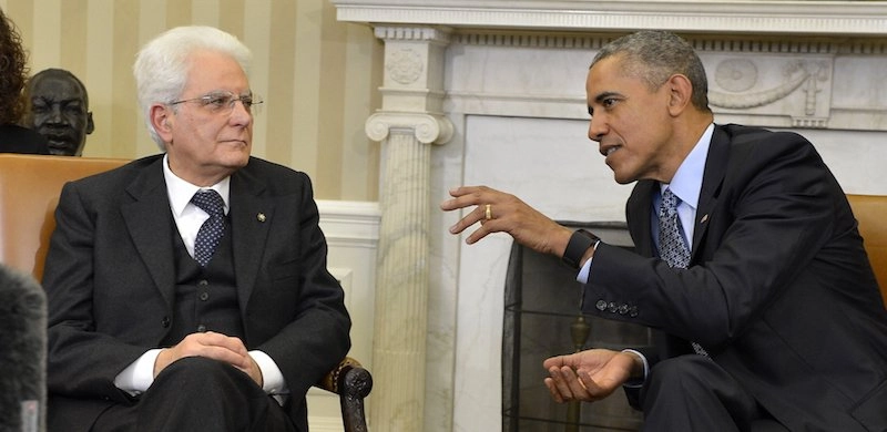 mattarella con obama