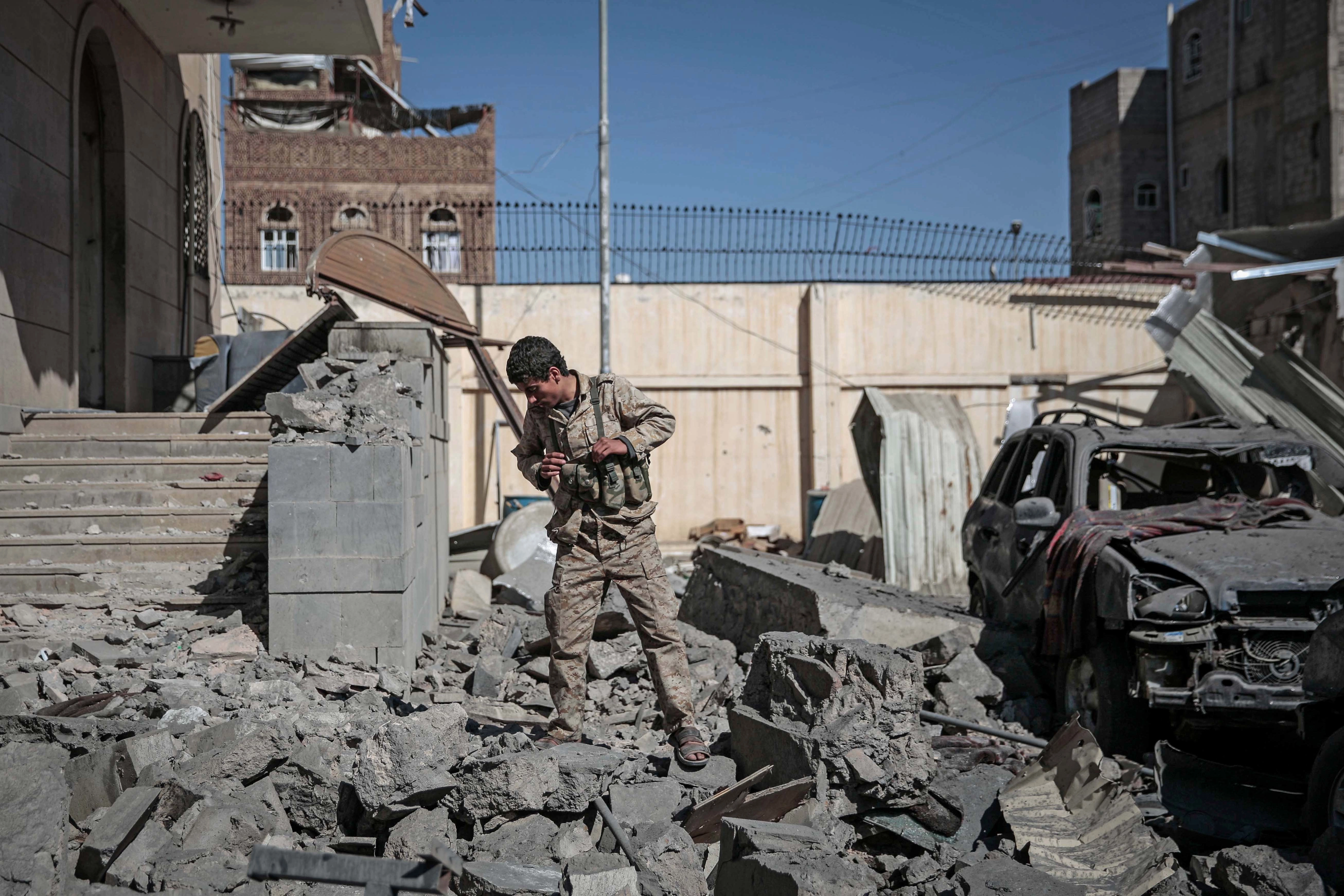 Yemen - raid - Huthi