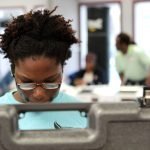 People turn out to vote in the U.S. Republican presidential primary in Gulfport, Mississippi