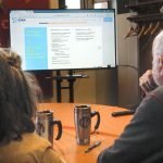 Iowa Woodbury County Democratic caucus training in Sioux City, Iowa.