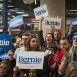 Bernie Sanders Campaigns in Des Moines