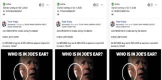 Usa 2020: Biden con l’auricolare e altre facezie, il web è di Trump Usa 2020 - Biden - auricolare