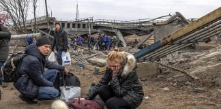 220309 Ucraina - Irpin - ponte