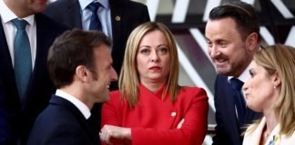 Ucraina/Ue: Zelensky a Bruxelles fa deragliare il Vertice dei 27 230210 Ucraina/Ue - Vertice - Meloni - Macron