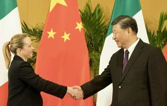 230331 Cina Italia - Xi Jinping - Meloni