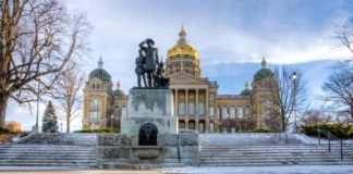 Usa 2024: – 300, freddo polare su Iowa, campagna verso caucuses resta torrida 240109 Usa 2024 300 - Iowa - Campidoglio - Des Moines