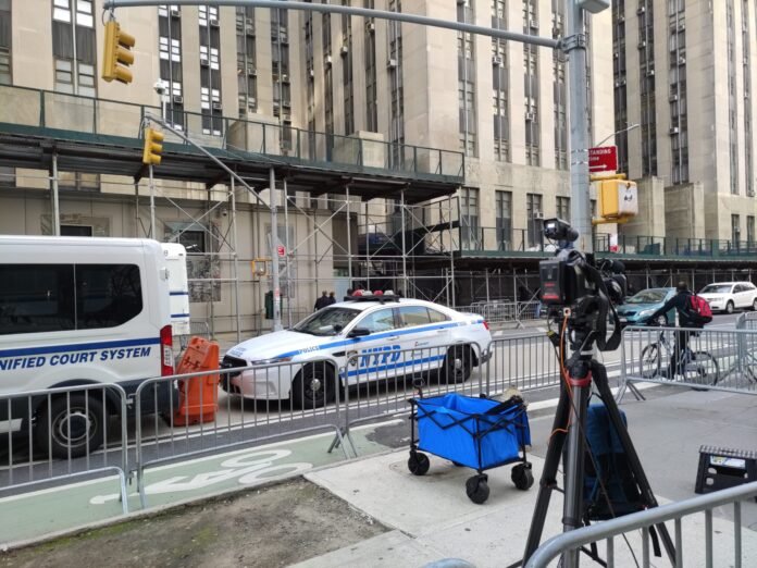 Tribunale New York - FOTO DI STEFANO SCIBILIA 240418 Trump - processo - tribunale - New York