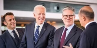 Usa 2024: – 16, Harris-Trump, una gara a chi non è stanco, Biden in Germania 241019 - Usa 2024 16 - Macron - Biden - Starmer -Scholz