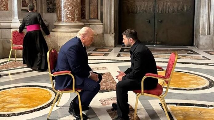IMG_7921 250426 - Ucraina - Trump e Zelensky - San Pietro