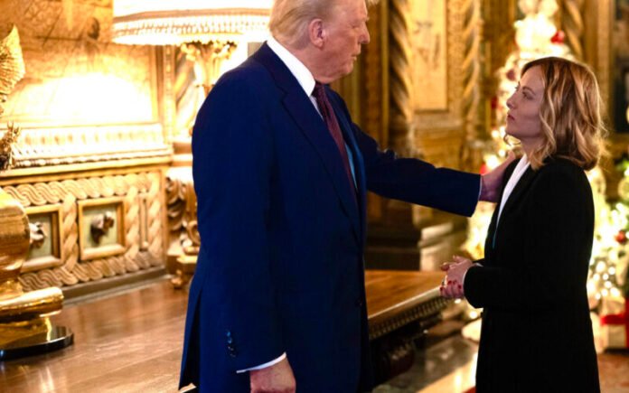 Trump Meloni 250417 - dazi - Trump - Meloni