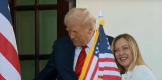 Trump-Meloni: parole dolci, accordi promessi, presto a Roma (forse con Ue) 250417 - Trump-Meloni - accoglienza Casa Bianca
