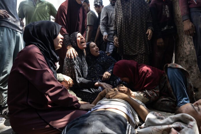 Gaza strage domenica Saher Alghorra for The New York Times 250724 - guerre - Gaza