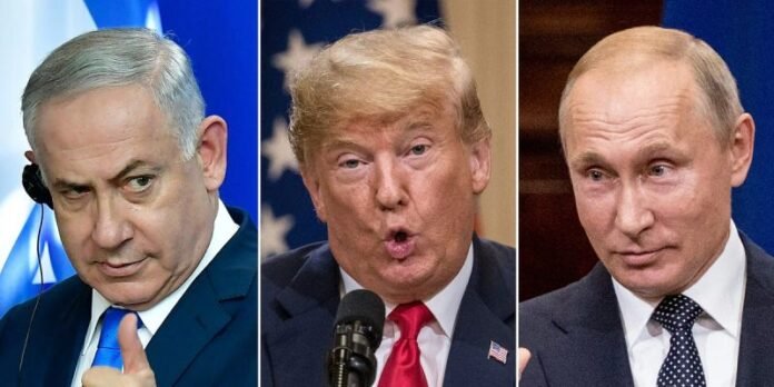 Trio Trump - Putin - Netanyahu 250709 - guerre - punto - Trump - Putin - Netanyahu