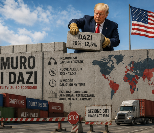 Trump riapre la ‘guerra dei dazi, fa un passo indietro sull’Arabia Saudita, bombarda l’Iran 260724 Trump - dazi