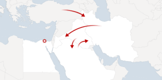 260730 - Iran - mappa - NYT