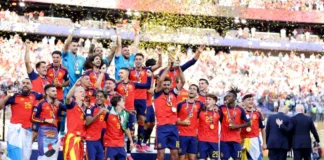 Mondiali: la ‘vecchia Europa’ sconfigge ‘l’asse del male’ 260720 Mondiali - Spagna - premiazione