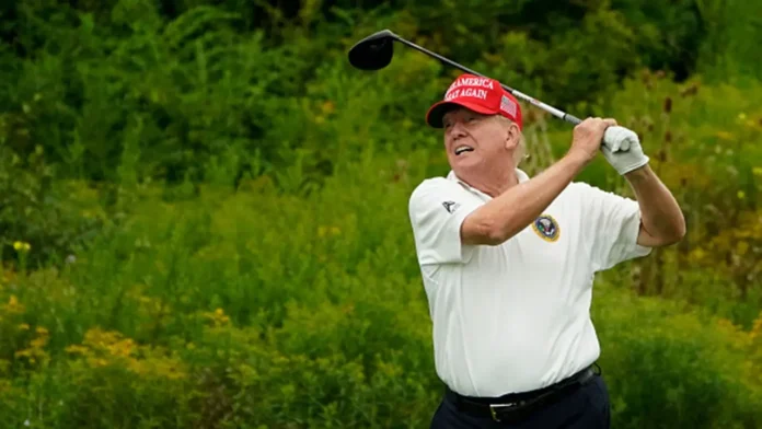 donald-trump-golf-bedminster-new-jersey 260803 Trump - golf - Iran